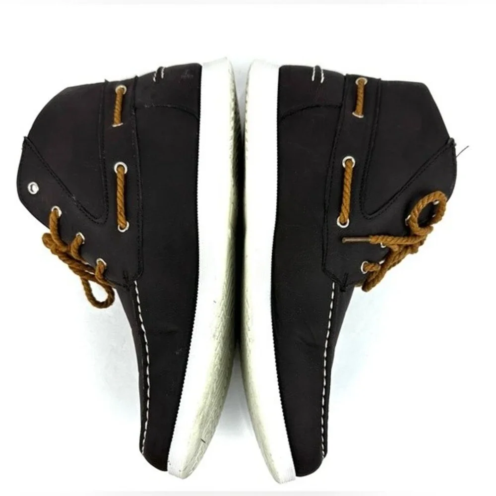 RocaWear Brown High Top Loafers Men Sz 9.5